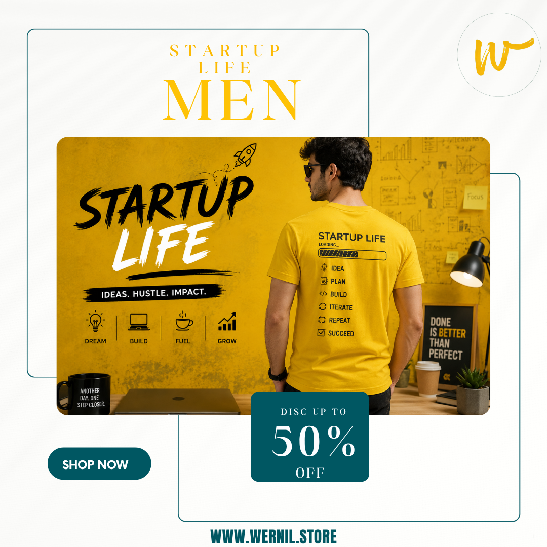 Wernil Category Banner - Startup Life Men
